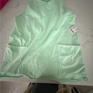 FP Movement by Free People Light Green Sleeveless Top